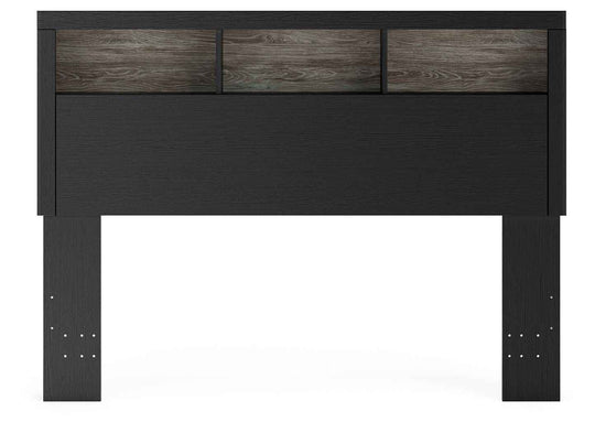 Broachmyn - Lighted Bookcase Headboard