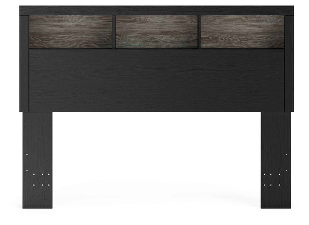 Broachmyn - Lighted Bookcase Headboard