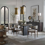 Kirin - Reclaimed Fir Dining Table - Black