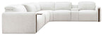 MS - Anaheim Seven-Piece Power Sectional - White
