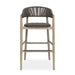 Dermott - Outdoor Bar Stool - Brown / Dark Gray
