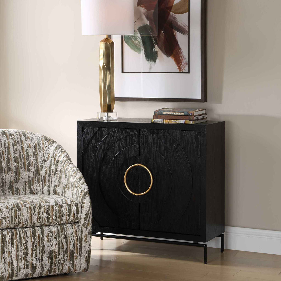 Briseis - 2 Door Cabinet - Black