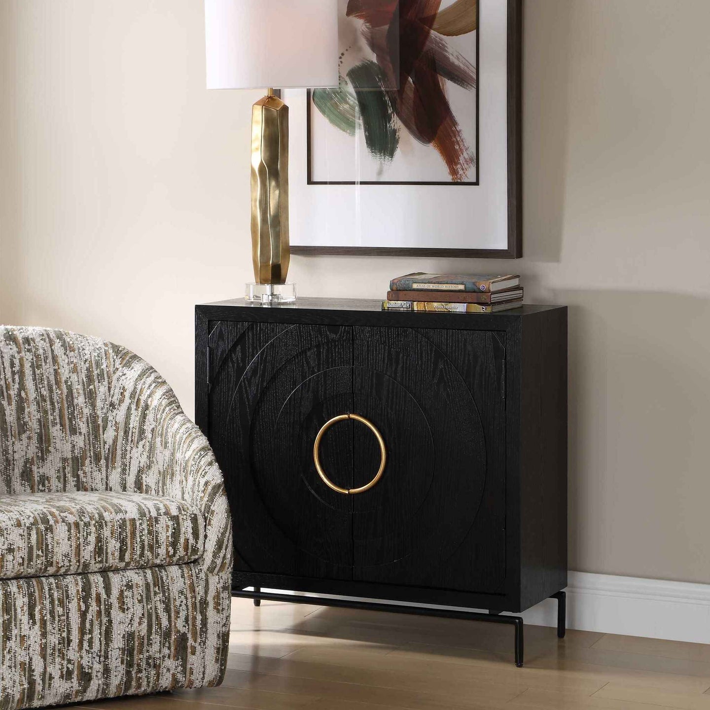 Briseis - 2 Door Cabinet - Black