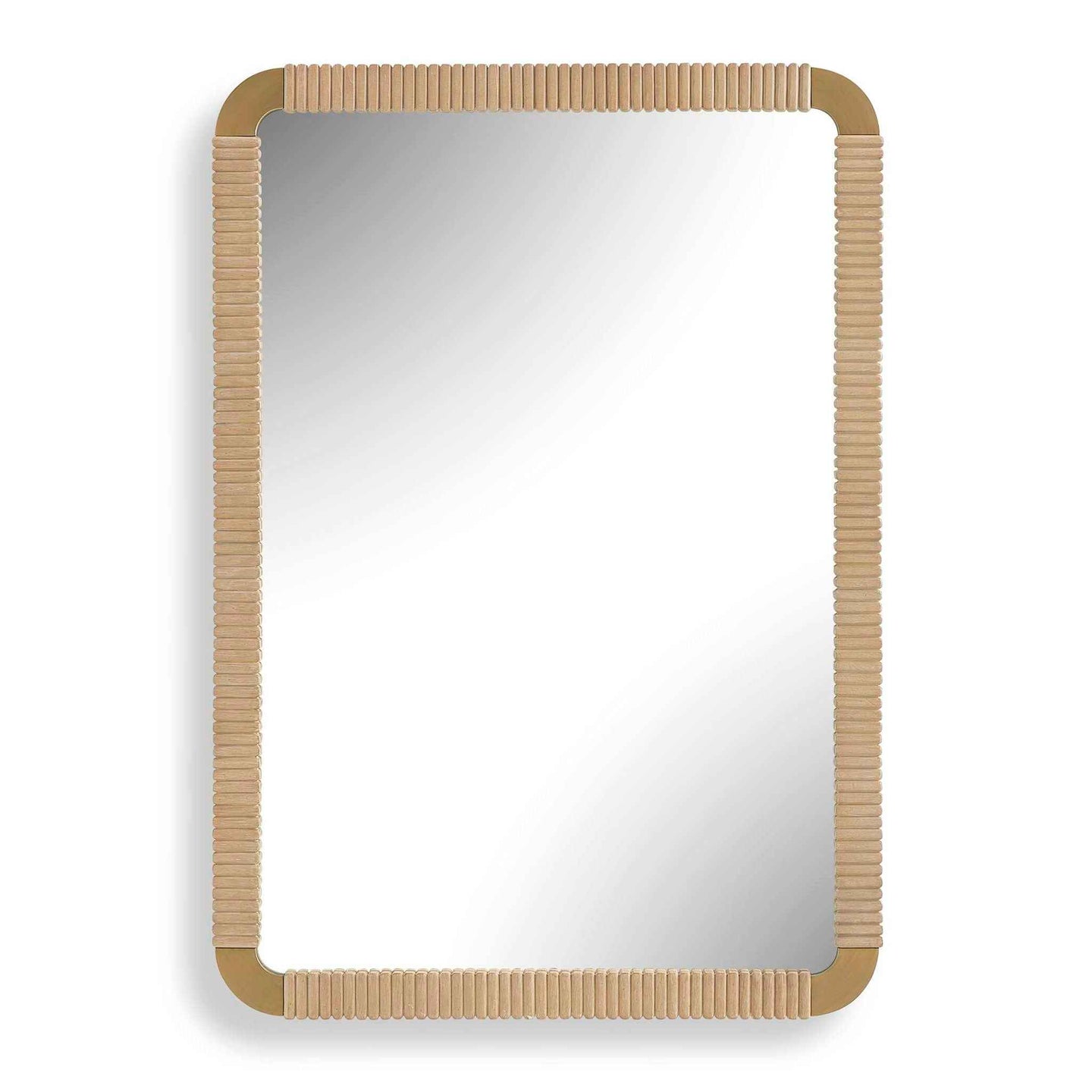 Heinrich - Wood Mirror - Brass / Gold / Woodtone
