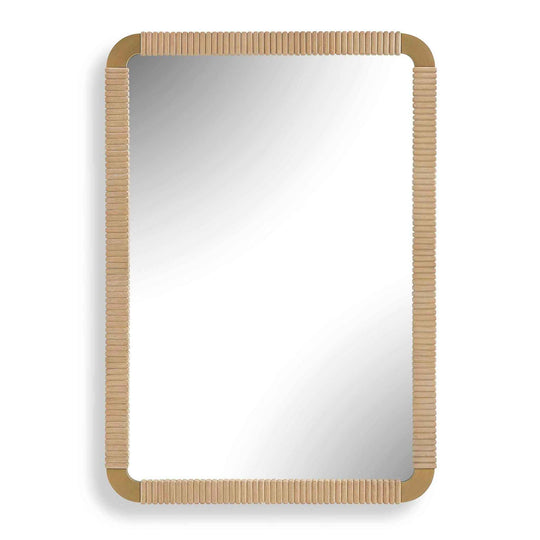 Heinrich - Wood Mirror - Brass / Gold / Woodtone