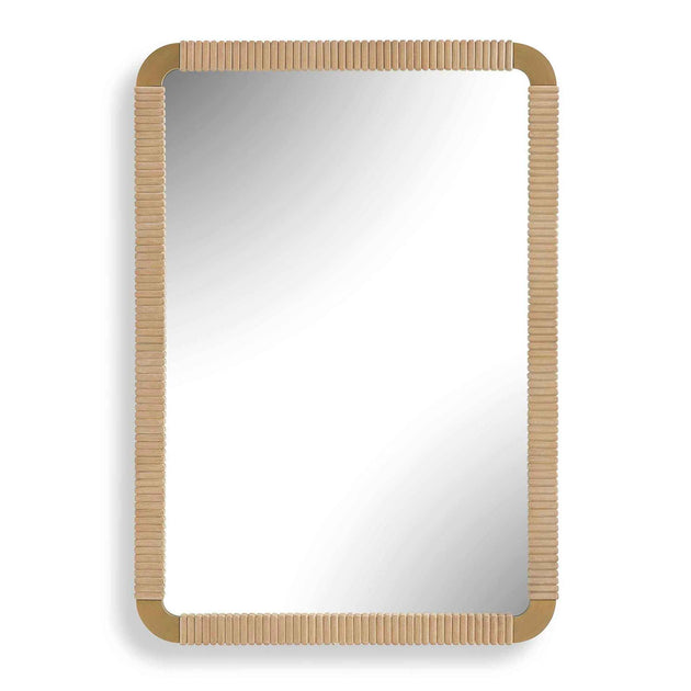 Heinrich - Wood Mirror - Brass / Gold / Woodtone