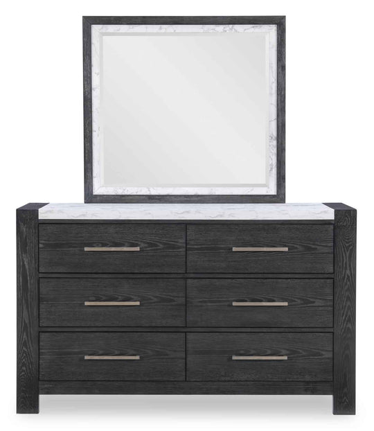 Horizons - Beveled Mirror - Espresso