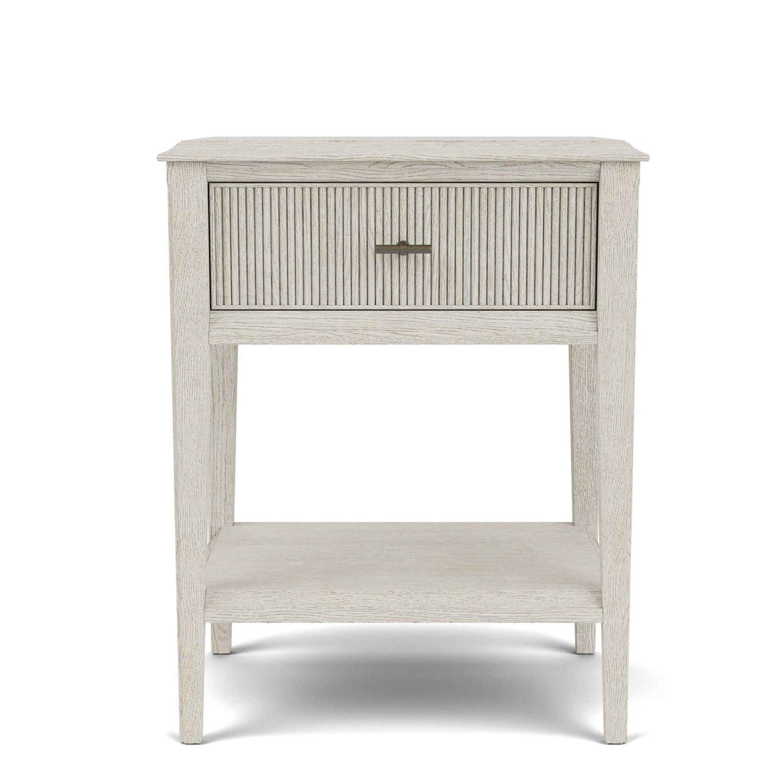 Carmella - One Drawer Accent Nightstand - Pebble Oak
