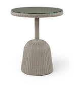 Seacrest - Tempered Glass Top And Wicker Outdoor Patio Counter Height Table