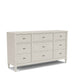 Carmella - Nine Drawer Dresser - Pebble Oak