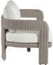 Sandbay - Olefin Water Resistant Fabric And Wicker Outdoor Patio Loveseat
