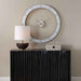 Ivory Halo - Minimalist Wall Clock - Gold / White
