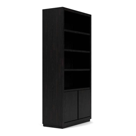 Westwood Dark - Bookcase - Whiskey / Ebony Whiskey Oak