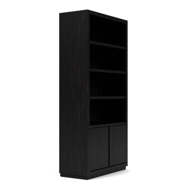 Westwood Dark - Bookcase - Whiskey / Ebony Whiskey Oak