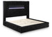 Tayleena - Upholstered Bed With Fireplace And Wireless Audio