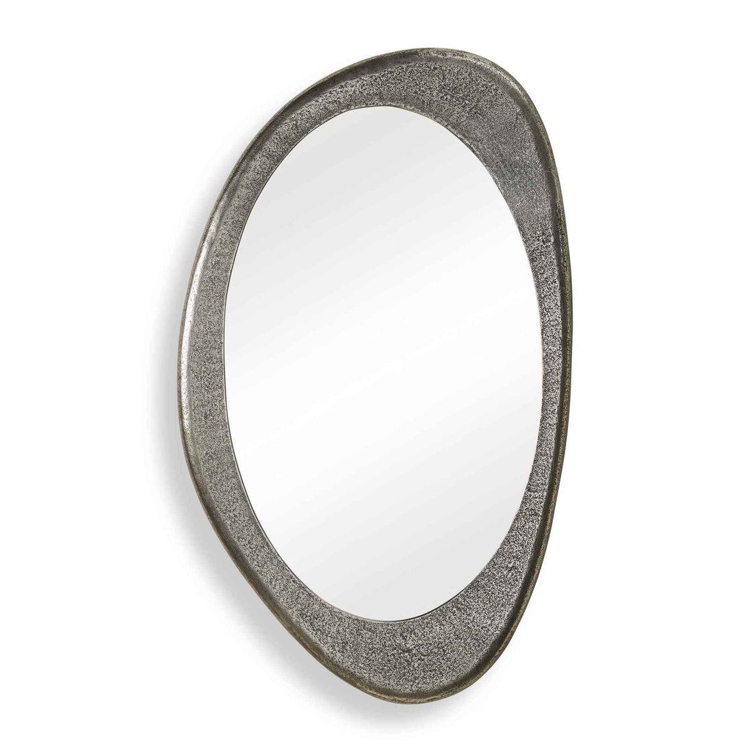 Schiller - Oval Mirror - Antique Nickel