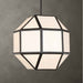 Hoi An - 4 Light Geometric Chandelier - Black