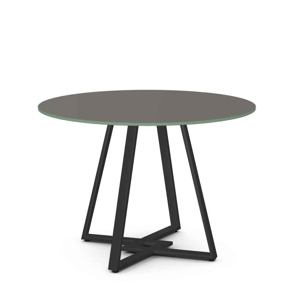 Dirk Table w/ Glass Tabletop