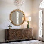 Heart Of Gold - Round Mirror - Brass / Gold