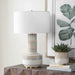 Armitage - Textured Table Lamp - Blue / Brown / Gray / White
