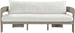 Sandbay - Olefin Water Resistant Fabric And Wicker Outdoor Patio Sofa