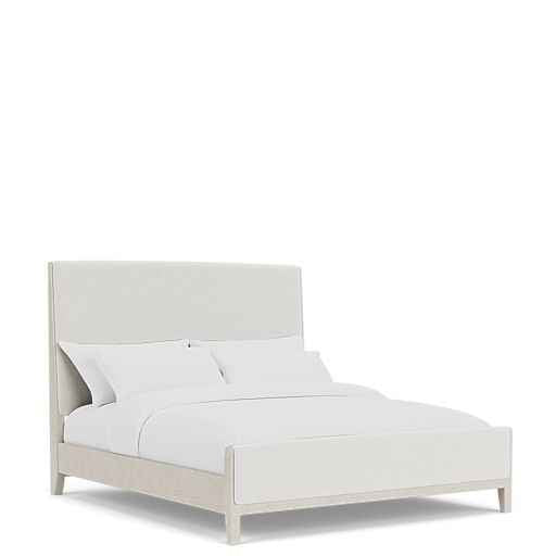 Carmella - Queen Upholstered Bed - Pebble Oak
