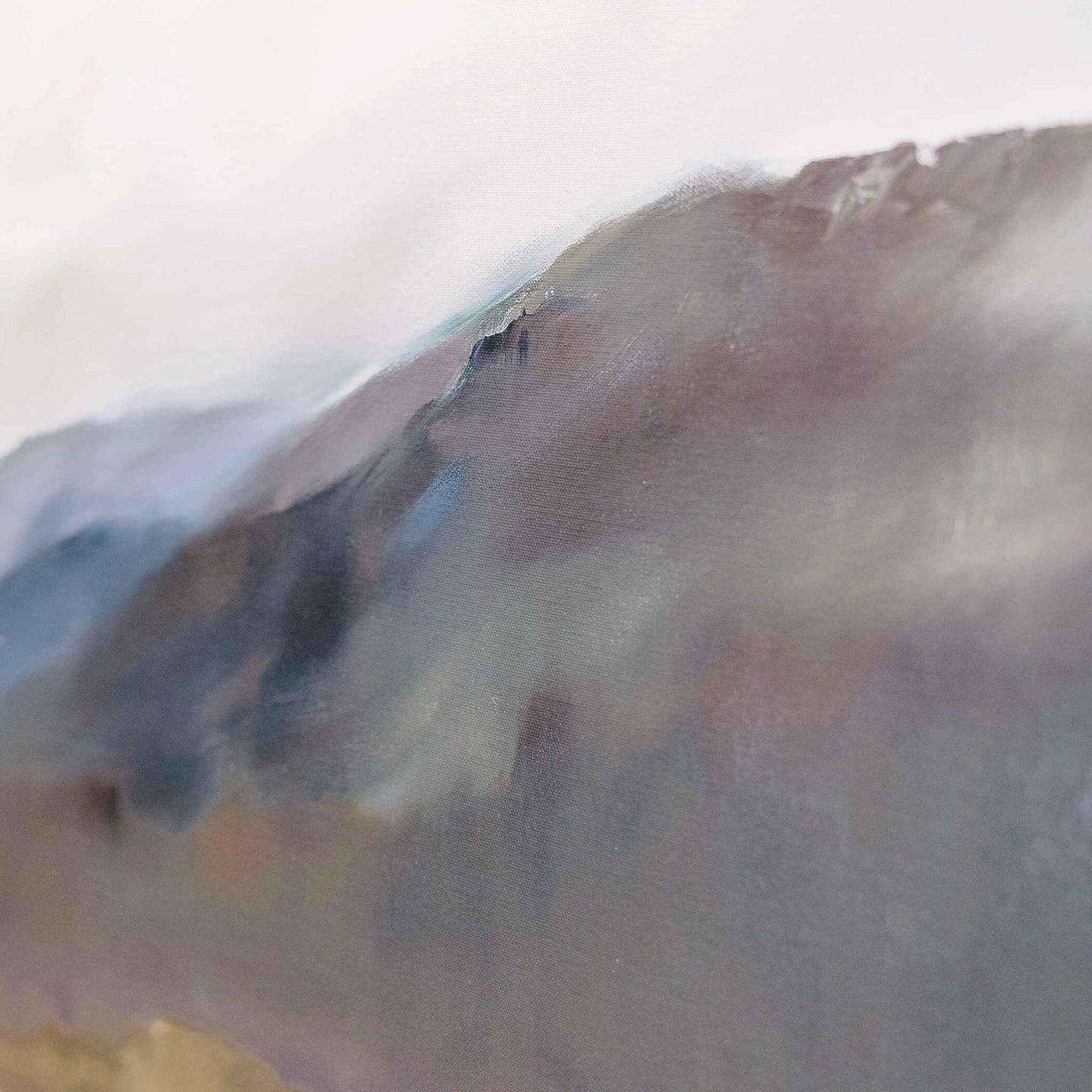 Fading Memory - Landscape Art - Blue / Brown / Gray / Green