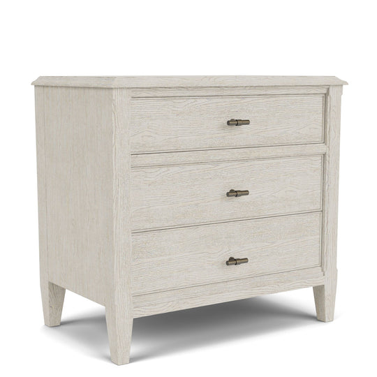 Carmella - Three Drawer Nightstand - Pebble Oak