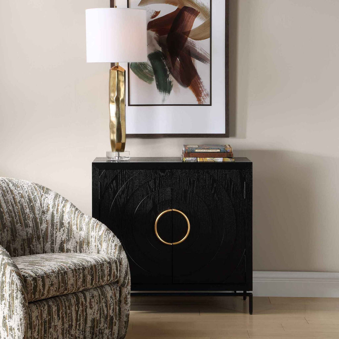 Briseis - 2 Door Cabinet - Black