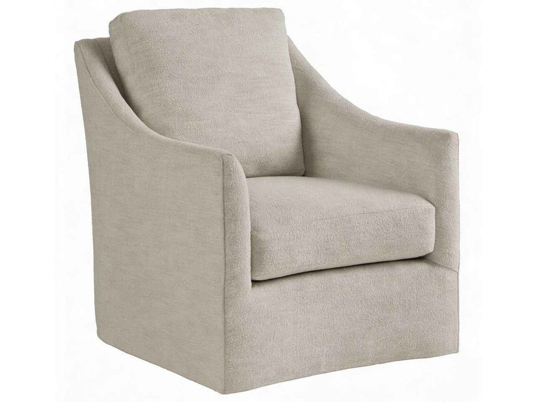 Walter - Slipcover Swivel Chair, Special Order - Beige