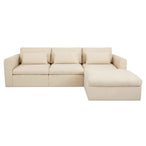 Swift - Lounge Modular Sectional - Light Beige