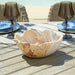 Sahara - Bloom Indoor-Outdoor Stone Bowl - Russet / Ivory / Sand