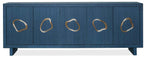 Commerce And Market - Paige Five-Door Credenza - Blue