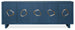 Commerce And Market - Paige Five-Door Credenza - Blue