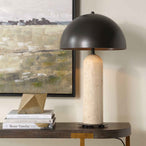 Tanaka - Indoor-Outdoor Table Lamp - Black / Beige