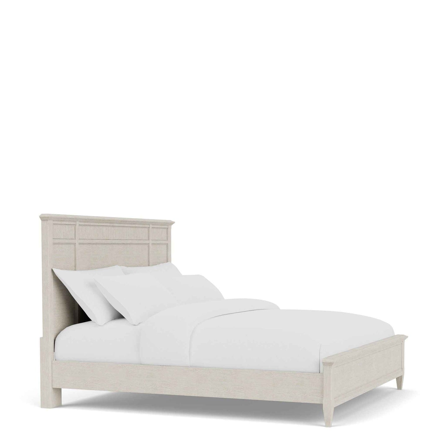Carmella - King Panel Bed - Pebble Oak