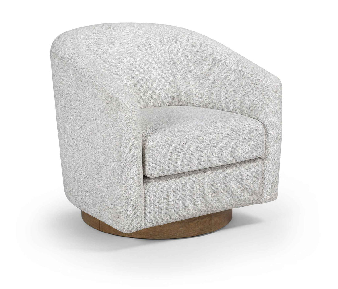 Modra - Performance Fabric Upholstered Swivel Accent Chair