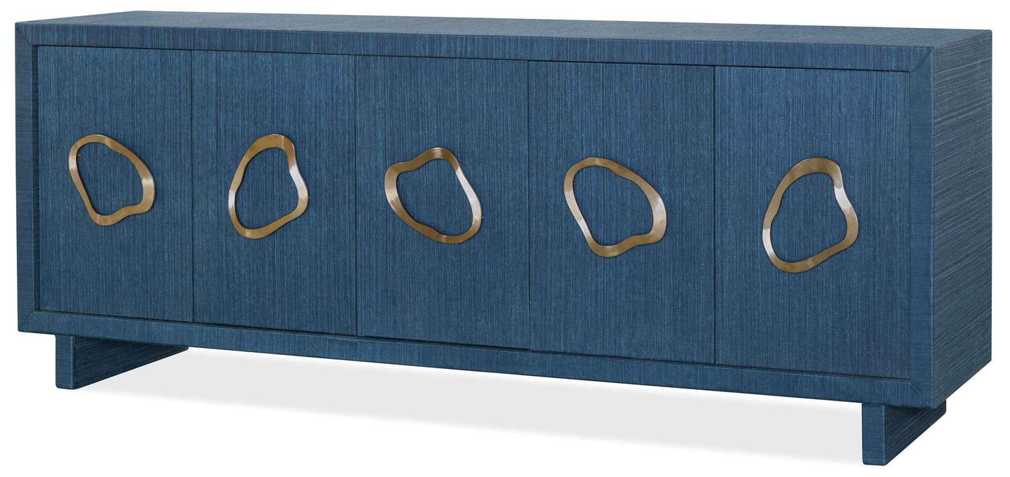 Commerce And Market - Paige Five-Door Credenza - Blue