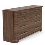 Delia - 8 Drawer Dresser - Nouveau Walnut