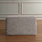 Kelce - Woven Checkered Ottoman - Brown