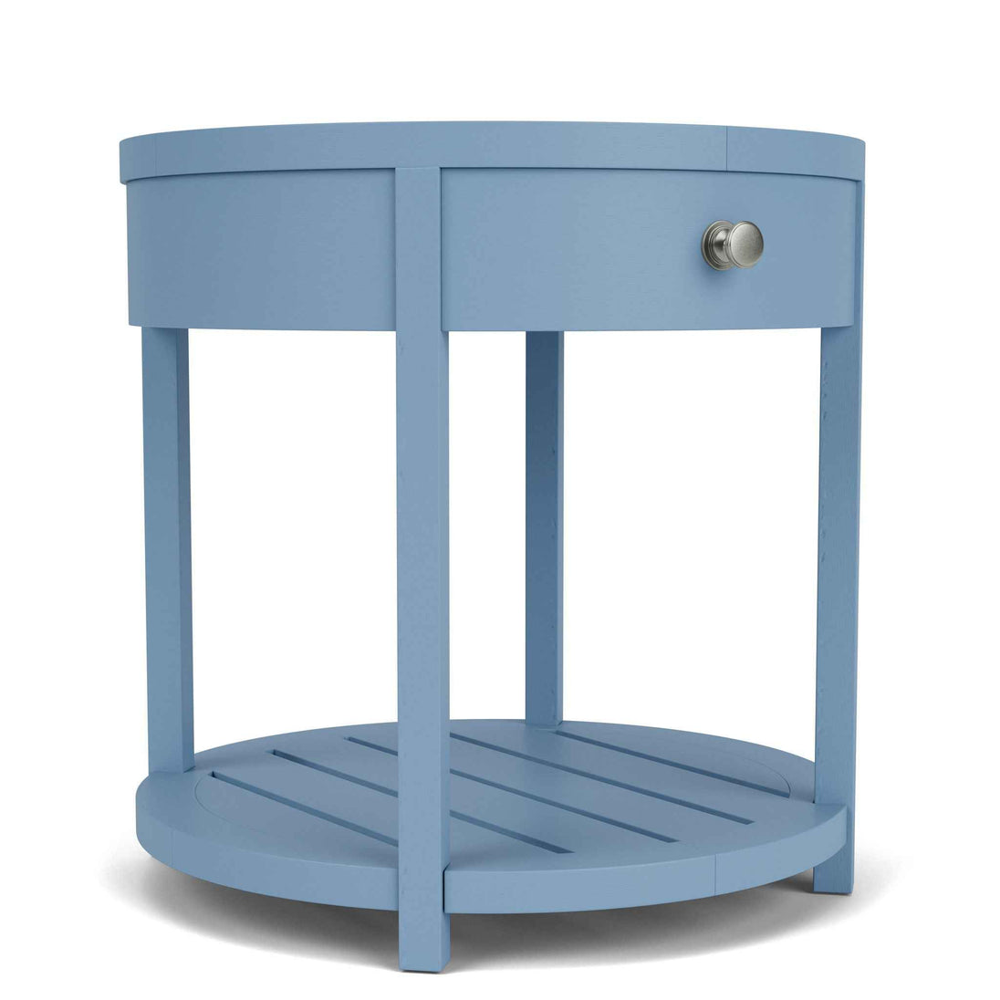 Rosalie - Round End Table - Blue