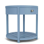 Rosalie - Round End Table - Blue