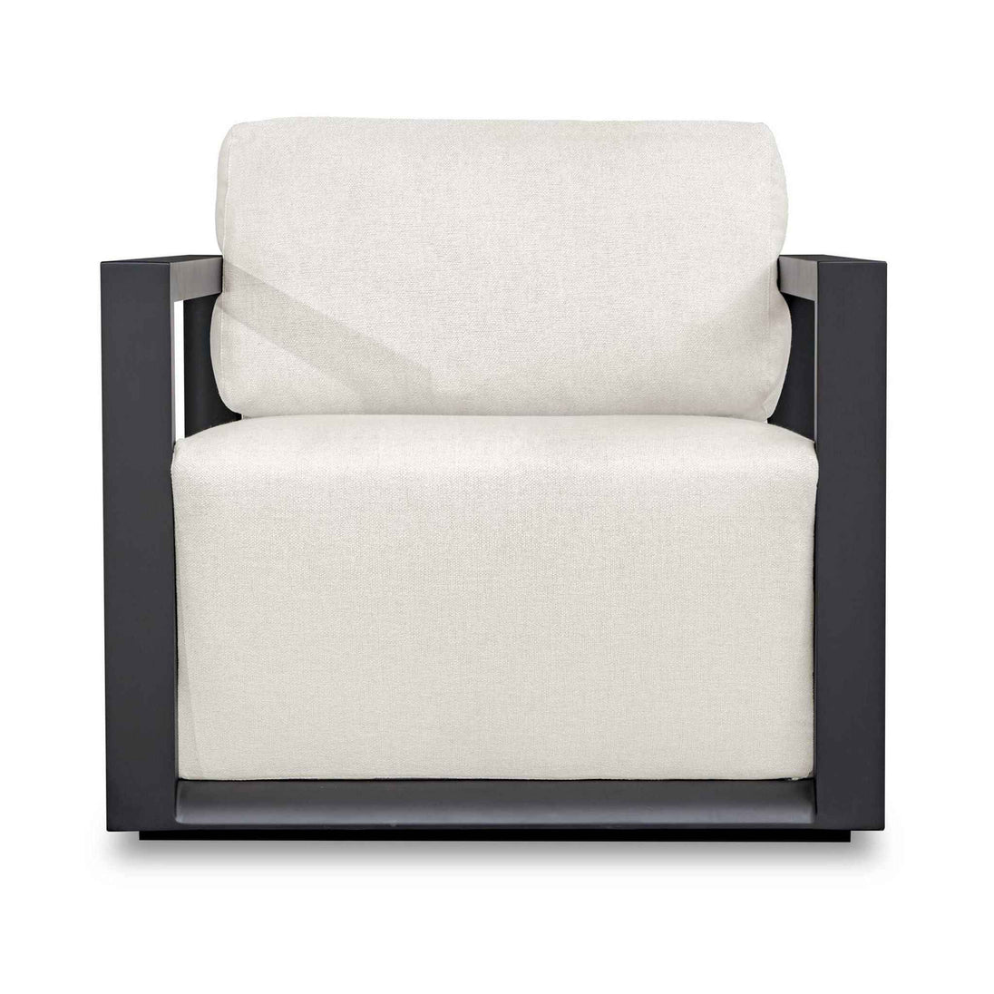 Remsen - Outdoor Lounge Chair - Black / Oyster