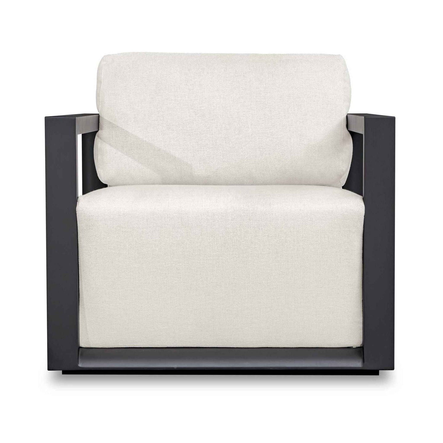 Remsen - Outdoor Lounge Chair - Black / Oyster