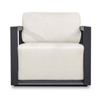 Remsen - Outdoor Lounge Chair - Black / Oyster