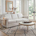 Tylan - Round Marble Coffee Table - Brass / White