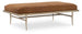 Melange - Tobin Cocktail Ottoman - Brown