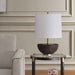 Kalo - Semi-Circular Table Lamp - Brown