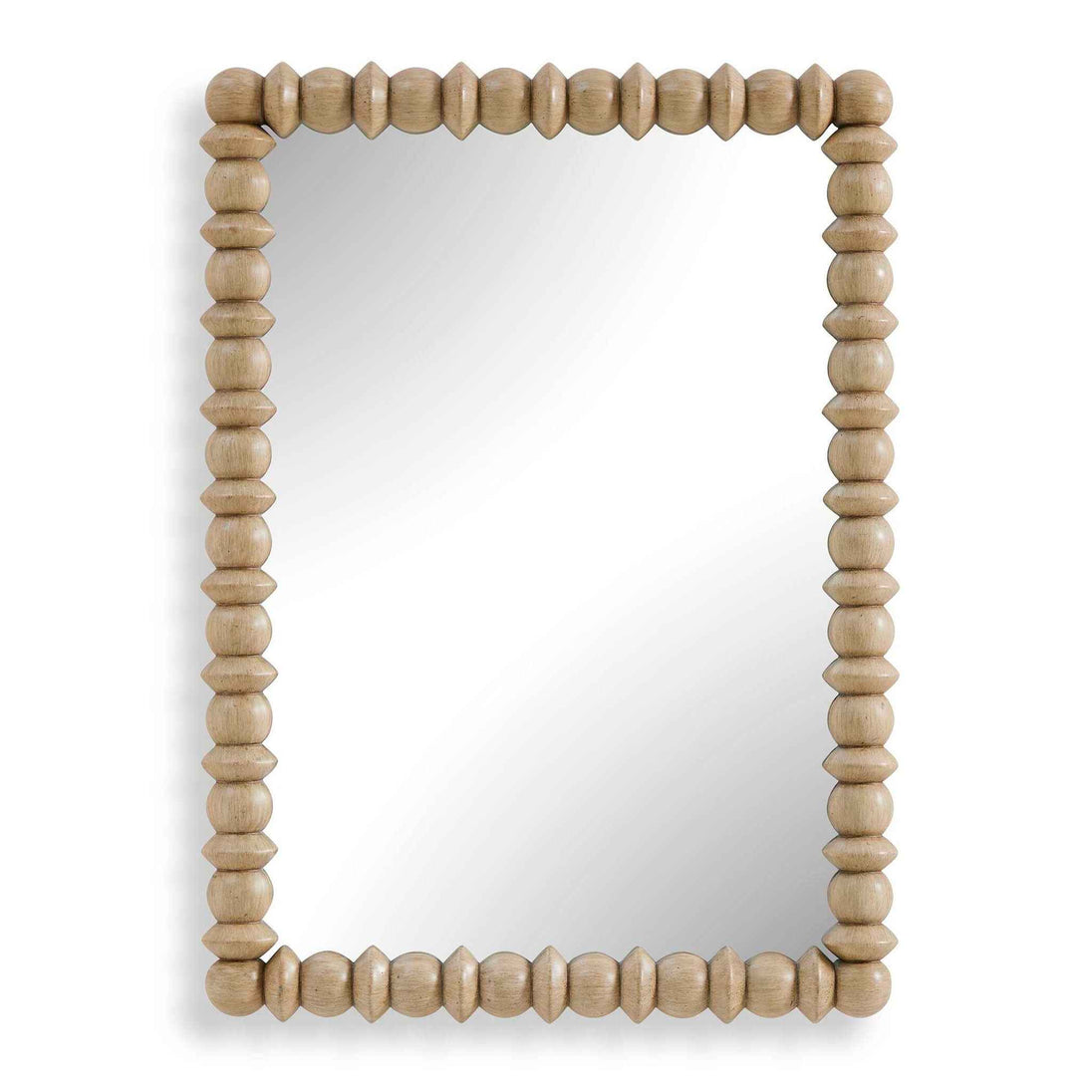 Harriet - Spindle Mirror - Warm Ivory