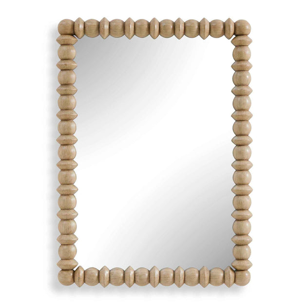 Harriet - Spindle Mirror - Warm Ivory